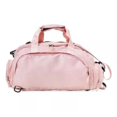Imagem de Bolsa Mochila Transversal Viagem Passeio - A L B, Rosa