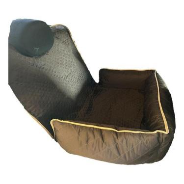 Imagem de Assento cadeirinha fácil para proteção do pet - Comfortpet, Marrom lis