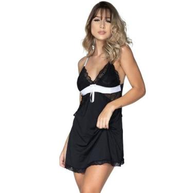 Imagem de Kit 3 Camisolas Laço Soltinha Sem Bojo Confortável Lingerie - WLS Moda