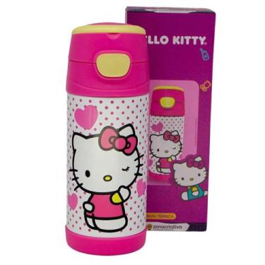 Imagem de Garrafa Térmica Infantil Top Handle 350ML HELLO KITTY - Zona Criativa