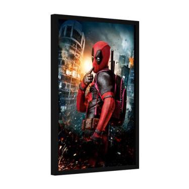 Imagem de Quadro decorativo - deadpool - marvel - Cultture, 40x26,6cm, PRETO