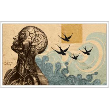 Imagem de Quadro Decorativo Psicologia Medicina Amor Profissão Médicos Consultór