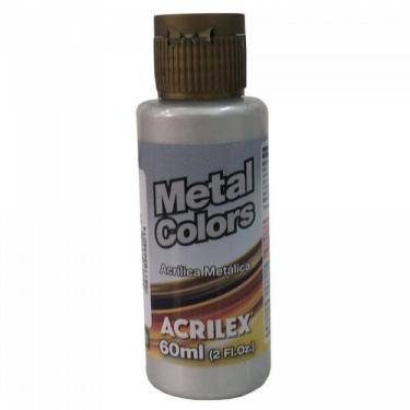 Imagem de Tinta Acrílica Prata Metálico (60ml) - Redelease