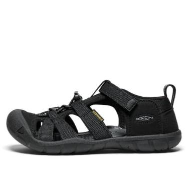 Imagem de KEEN Sandália infantil unissex Seacamp CNX 3 durável de secagem rápida fechada, Preto/cinza, 1 Big Kid