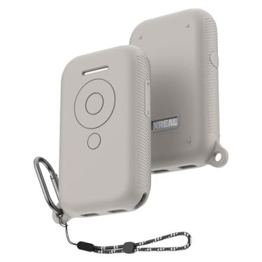 Imagem de AGENTNANO Capa de silicone compatível com feixe XREAL para XREAL AIR Ultimate Companion, capa protetora macia antiarranhões à prova de choque com chaveiro e cordão