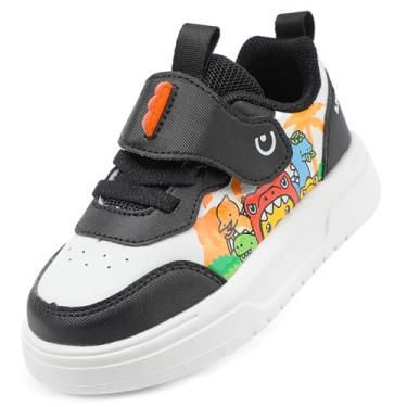 Imagem de BDUCK+ Tênis infantil infantil, amarelo, tamanho 6 (infantil), tamanho 1 (criança grande) - unissex - tênis casual - confortável e moderno - tema de pato - fecho de velcro - resistente a manchas