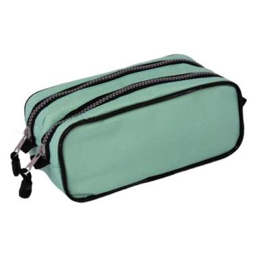 Imagem de Estojo  Duplo Ls Bolsas Verde Agua - L S BOLSAS E MOCHILAS