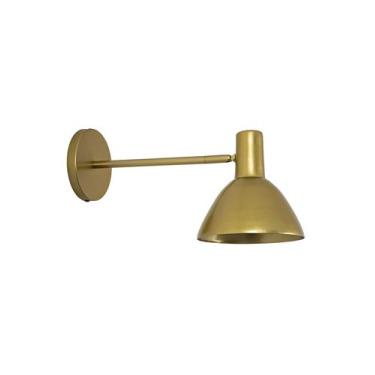 Imagem de Lustre Arandela Industrial Cone Retro Articulada Dourada 673 - ILUMINA