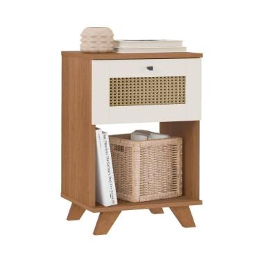 Imagem de Mesa De Apoio Trama Cinamomo/off White Artely Cinamomo/off White