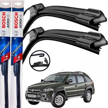 Imagem de Palheta Limpador Parabrisa Bosch Aerofit Par de Palheta Limpadora Dianteiro Original Fiat Palio Weekend 2008 á→2024