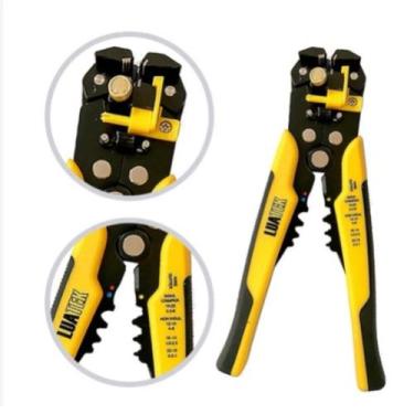 Imagem de Alicate descascador e crimpador de fios - Bomder