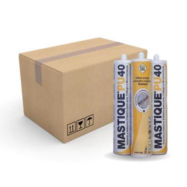 Imagem de Mastique PU 40 Original (Caixa cheia/ 24 un) - Mastique Ltda., Cinza