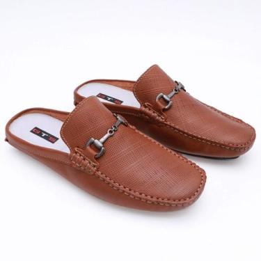 Imagem de Mocassim Mule Drive GTS - Masculino - CONFORTO E ESTILO, Marrom claro,