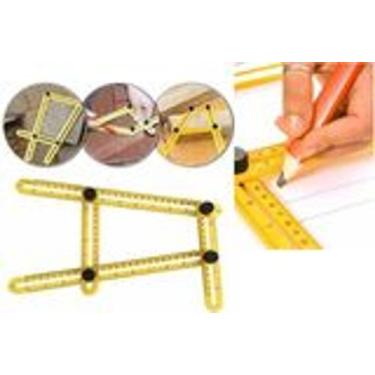 Imagem de Esquadro Inteligente Régua Medidora Multi Ângulo Pedreiro Easy Ruller 