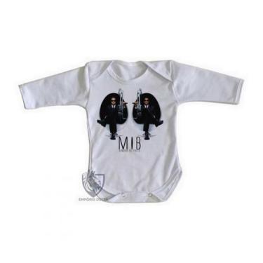 Imagem de body nenê criança roupa bebê manga longa MIB Homens de Preto - Empório