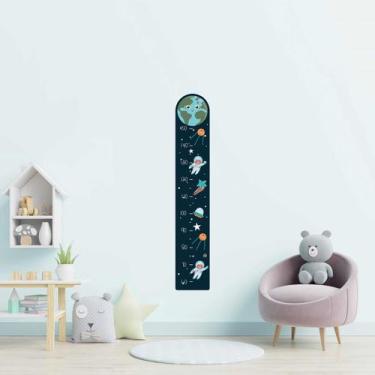 Imagem de Régua Adesiva Infantil Espacial Terra N09132 20x115CM - Adesivo BR