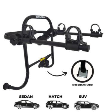 Imagem de 12 - Suporte para bike Transbike POP2 para 2 bicicletas Sedan Hatch MT