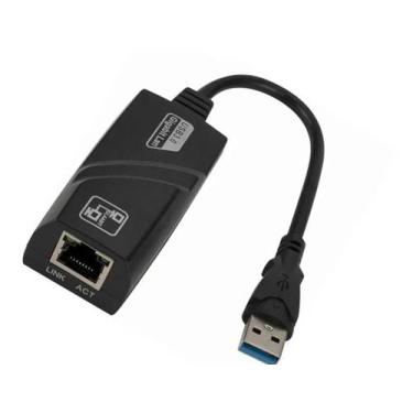Imagem de Adaptador Usb 3.0 Rj45 Ethernet Rede 1000 Mbps lan   adlan - NBC