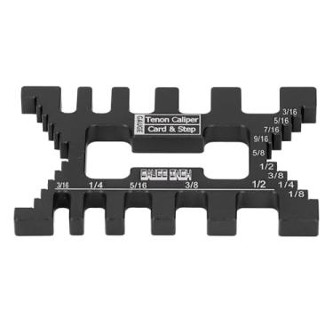 Imagem de Gabaritos de Cauda de Andorinha para Marcenaria, Medidor de Altura de Pinça Imperial Métrica de Liga de Alumínio, Ferramenta de Medição de Precisão de Lacunas de Máquina de Mesa