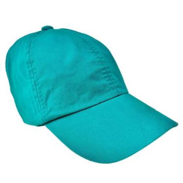 Imagem de Boné Verde Claro Sem Estampa Uniforme Sarja Bordar Personalizar Fivela