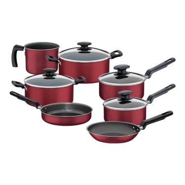 Imagem de Jogo de Panelas Tramontina Loreto 20399783 Vermelho