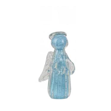 Imagem de Mini Anjo Uriel Cristal Murano G Azul Bebê - Cristais Labone