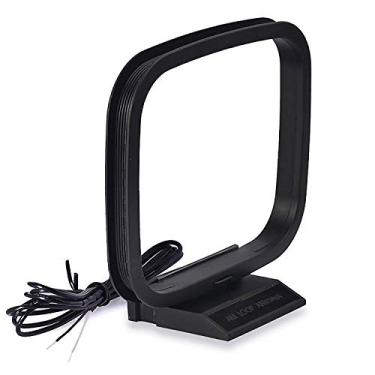 Imagem de Bingfu Antena AM Loop com fio desencapado de 2 pinos compatível com Pioneer Onkyo Yamaha Marantz Pyle Rádio Interno Bluetooth Receptor Estéreo Doméstico AV Áudio Vídeo Sistema de Energia