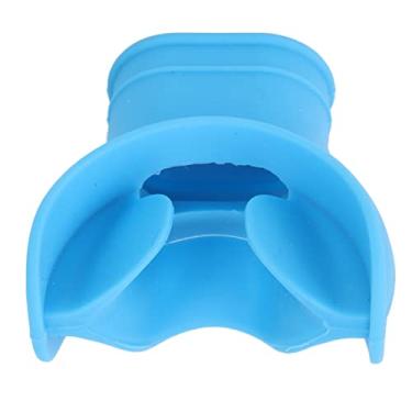 Imagem de Snorkel Substituição Bocal Regulador de Mergulho Bocal de Silicone Conforto Mordida Bocal Regulador de Snorkel para Substituição Bocal de Snorkel (Azul)