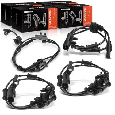 Imagem de A-Premium Conjunto de sensor de velocidade da roda ABS 4 peças para Chrysler 300 e Dodge Challenger Charger, 2011 2012 2013 2014, RWD - dianteiro e traseiro do motorista e lado do passageiro