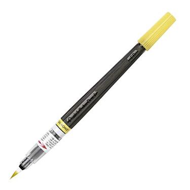 Imagem de Pentel Color Brush Caneta Pincel Aquarela, Amarelo (Limão), 3.6 ml