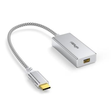 Imagem de Adaptador USB C para Mini DisplayPort 4K a 60Hz, USB Tipo C (Thunderbolt 3/4) para Mini DP para iPhone 15, MacBook M1/M2, MacBook Air/Pro 2016-2023, Galaxy S8-S23, Steam Deack e Rog Ally