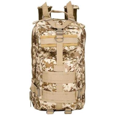 Imagem de Mochila Multiuso Escolar Cargueira 30 Litros Camping Cáqui - Lorben