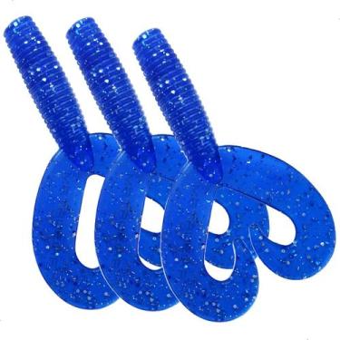 Imagem de Isca Artificial Soft Shad Grub Duplo Criatura Kit 3pçs  - Matadeira, 0