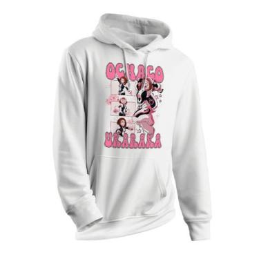 Imagem de Moletom Canguru Unissex Anime Boku No Hero Ochaco Uraraka - Abstract G