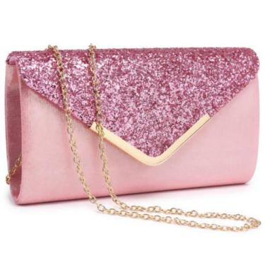 Imagem de Bolsa de noite Dasein, bolsa de mão formal feminina com alça de ombro