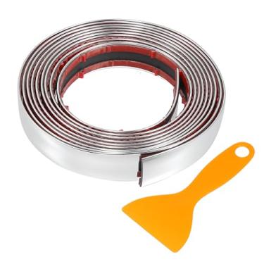 Imagem de TUCKBOLD Faixa de acabamento de janela de caminhão de carro 4/12.7 cm 22 mm largura 300 cm autoadesiva à prova de arranhões | Adesivo decorativo lateral lateral do para-choque interior exterior