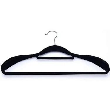 Imagem de Cabide Veludo Slim Fixel Para Terno Com Ombreira - 45 x 23 cm