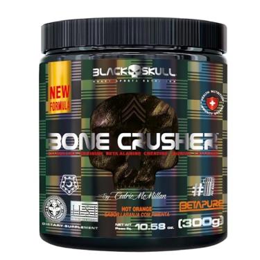 Imagem de Bone Crusher Hot Orange (New) 300G, Black Skull