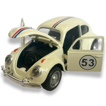 Imagem de Carrinho Fusca Ferro Fricção Metal Miniatura Metal Brinquedo Fusquinha