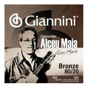 Imagem de Jogo de Cordas Cavaquinho Giannini Alceu Maia Sscvam