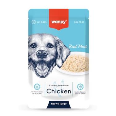 Imagem de Petisco Para Cães Úmido Truly Sache Wanpy Super Premium Bacon Born (100g, Frango)