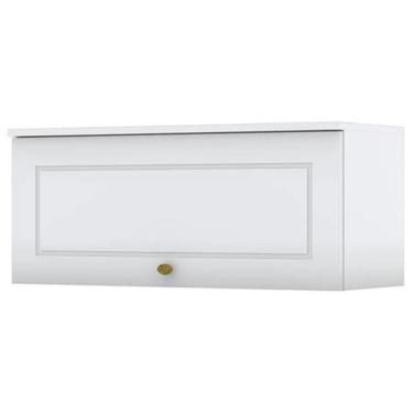 Imagem de Armario Aereo Basculante Mdf 80 Cm Americana C354 Branco Henn