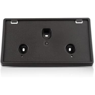 Imagem de DAT AUTO PARTS Substituição do suporte de montagem da etiqueta da placa de carro do para-choque dianteiro para modelos Ford Mustang Mach E 2022-2024, exceto GT preto texturizado plástico FO1068191