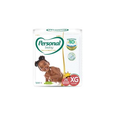 Imagem de Fralda Descartável Personal Baby Premium Protection 3D Mega XG 26 Unidades