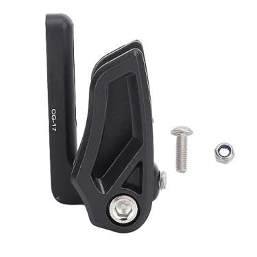Imagem de Guia da cadeia de bicicletas Liga de alumínio de alumínio único Guarda -dente negativa positiva para 1 x do Fronteiro Dealeur Mountain Bike Bicycle Chain Protector