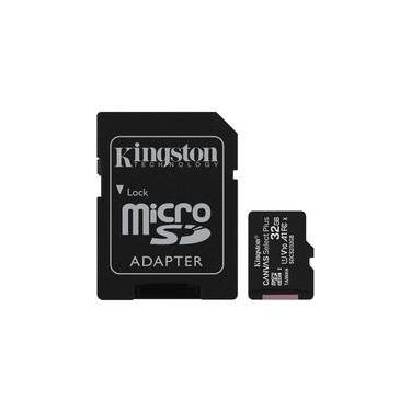 Imagem de Cartão de Memória Kingston Canvas Select Plus MicroSD 32GB Classe 10 com Adaptador, Câmeras Automáticas/Dispositivos Android - SDCS2/32GB