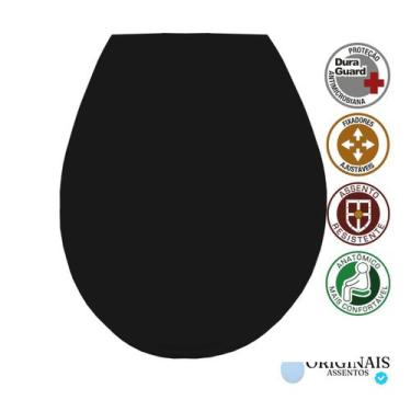 Imagem de Tampa de vaso Universal em TF modelo Luxo fechamento convencional - Tu