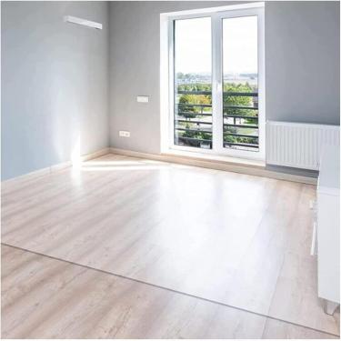 Imagem de Tapete De Vinil De Plástico Transparente Protetor De Cadeira Para Proteção De Piso, Tapetes De Corredor De Plástico Para Pisos De Madeira/protetor De Carpete, Gra, 1mm, 150x250cm/59x98in