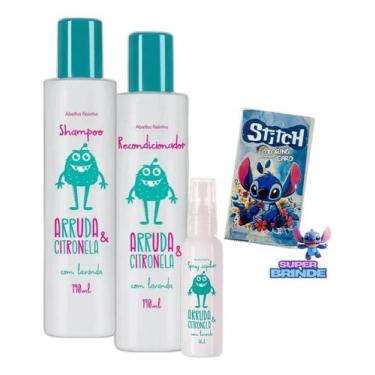 Imagem de Kit Shampoo + Recondicionador + Spray Capilar Contra Piolhos + Card Co