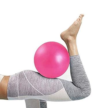 Imagem de Minmex Bola de exercício pequena – Anti explosão antiderrapante, estabilidade, 22 cm, com canudo inflável, mini bolas de Pilates ideais para ioga, exercícios, pilates, fisioterapia, alongamento do